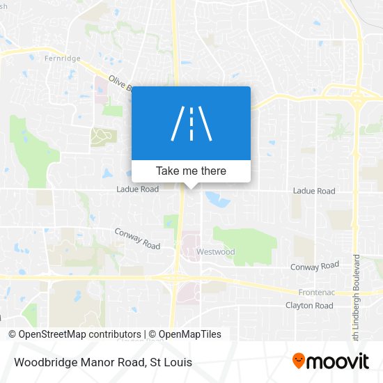 Mapa de Woodbridge Manor Road