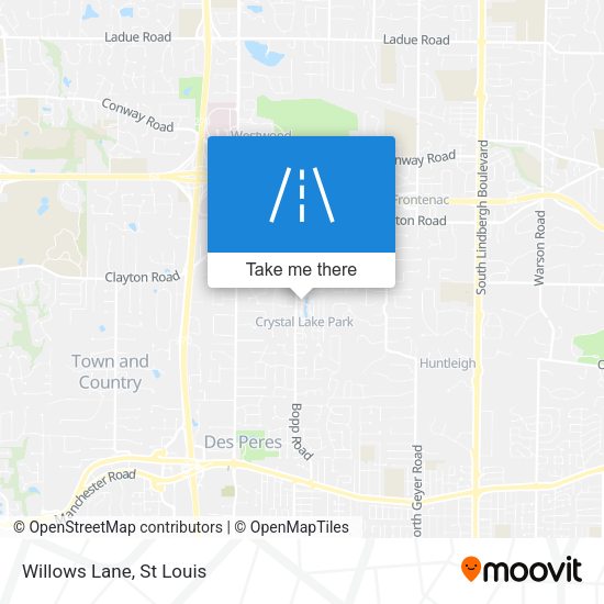 Mapa de Willows Lane