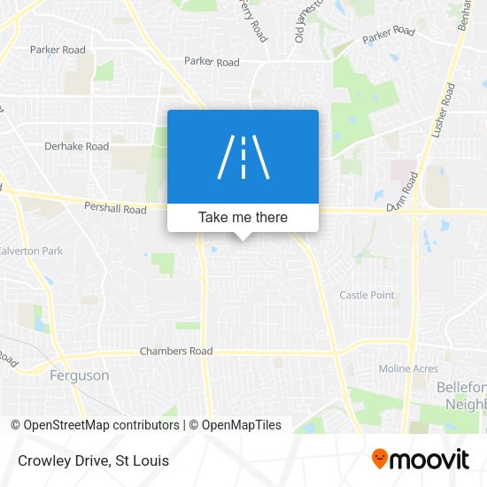 Mapa de Crowley Drive