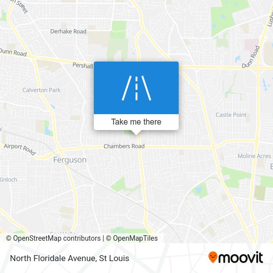 North Floridale Avenue map
