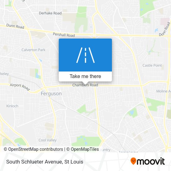 South Schlueter Avenue map