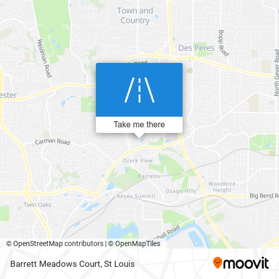 Barrett Meadows Court map