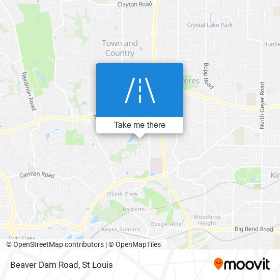 Mapa de Beaver Dam Road