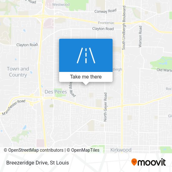 Mapa de Breezeridge Drive