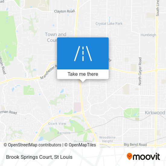 Brook Springs Court map