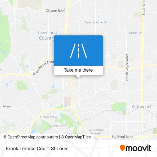 Mapa de Brook Terrace Court