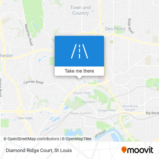 Mapa de Diamond Ridge Court