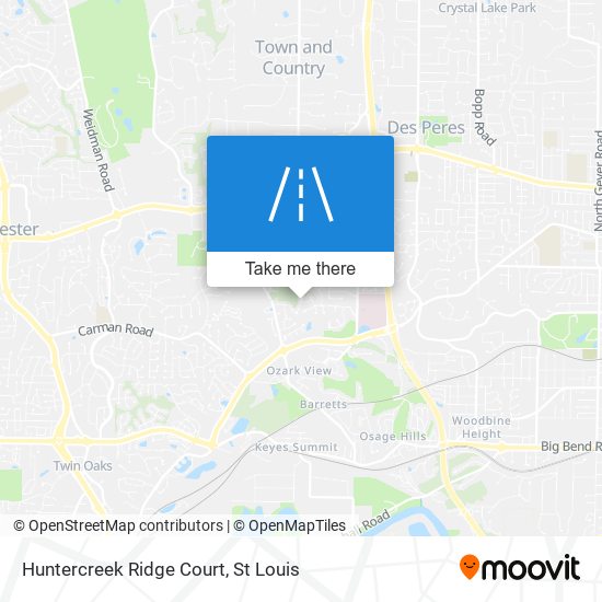 Huntercreek Ridge Court map