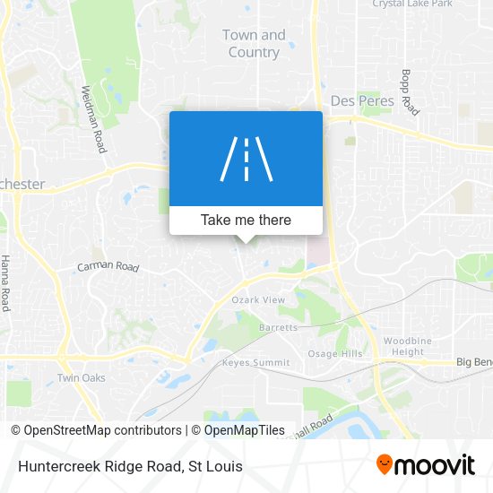 Mapa de Huntercreek Ridge Road