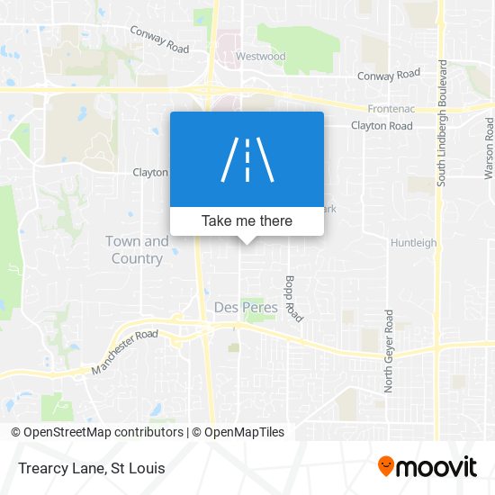 Mapa de Trearcy Lane