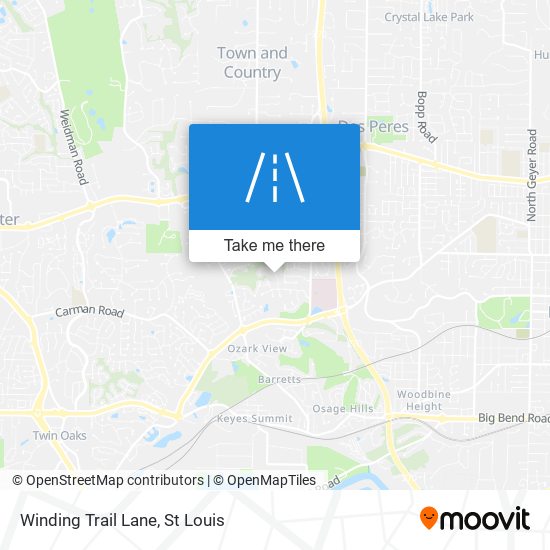Mapa de Winding Trail Lane