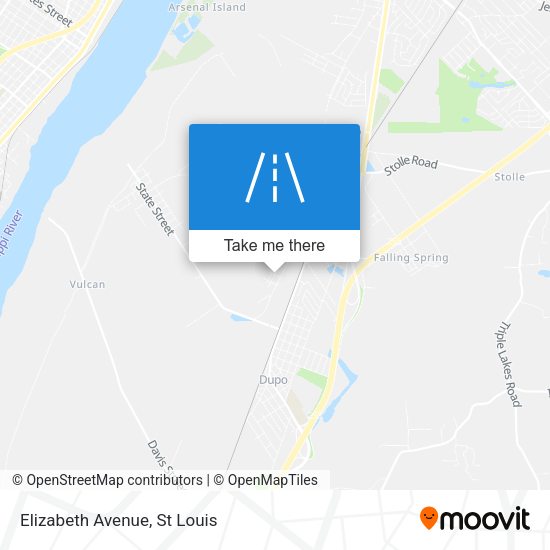 Mapa de Elizabeth Avenue