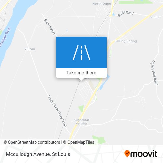 Mapa de Mccullough Avenue