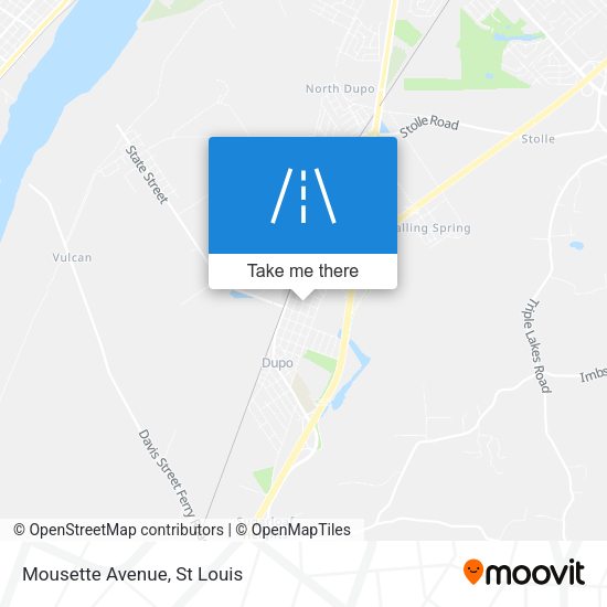 Mapa de Mousette Avenue