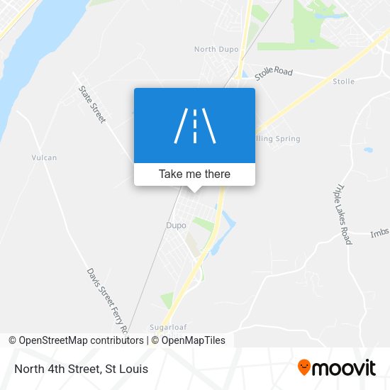 Mapa de North 4th Street