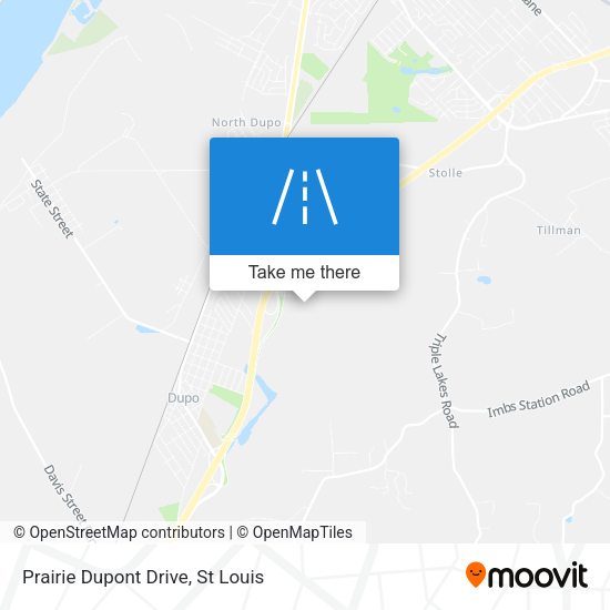 Mapa de Prairie Dupont Drive