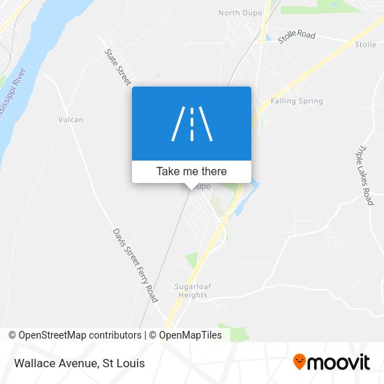 Mapa de Wallace Avenue