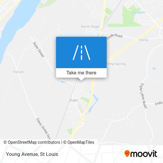 Mapa de Young Avenue
