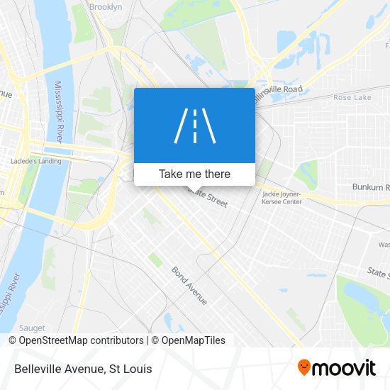 Belleville Avenue map