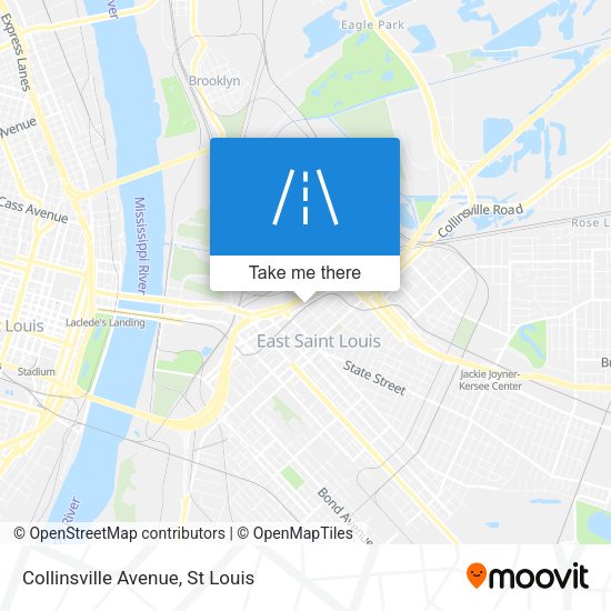Collinsville Avenue map