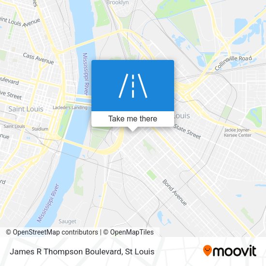 James R Thompson Boulevard map
