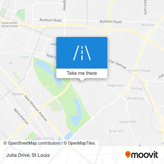 Mapa de Julia Drive