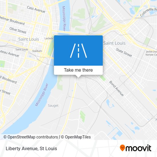 Mapa de Liberty Avenue
