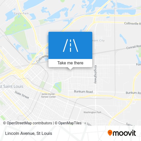Mapa de Lincoln Avenue