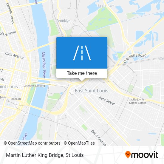 Mapa de Martin Luther King Bridge