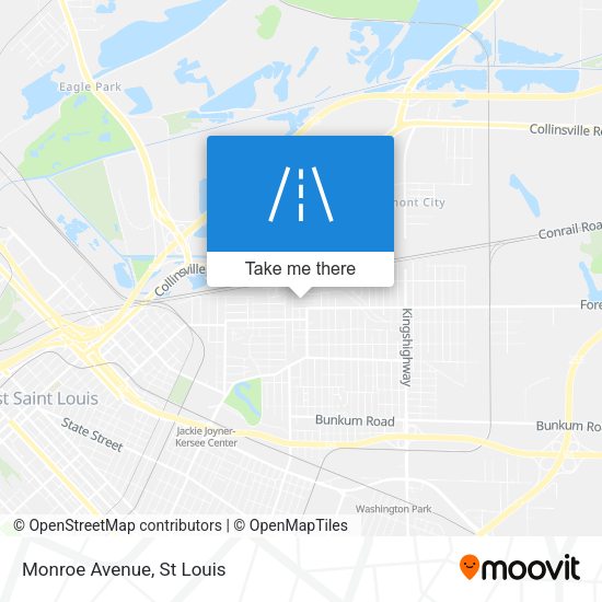 Mapa de Monroe Avenue