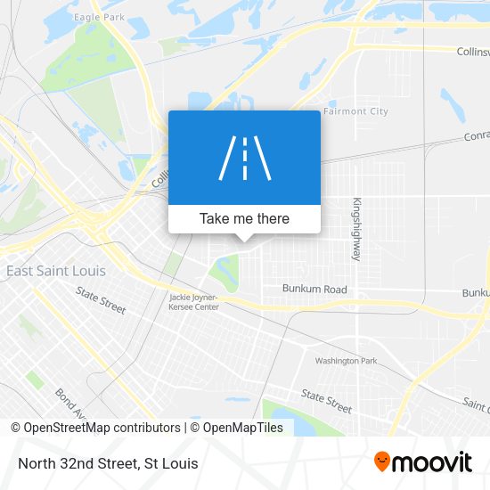 Mapa de North 32nd Street