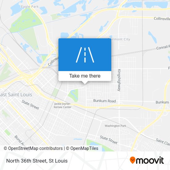 Mapa de North 36th Street