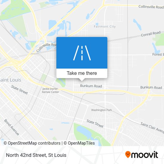 Mapa de North 42nd Street