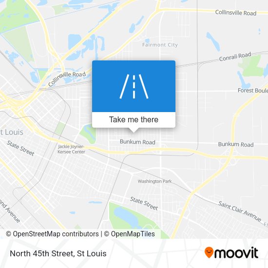 Mapa de North 45th Street