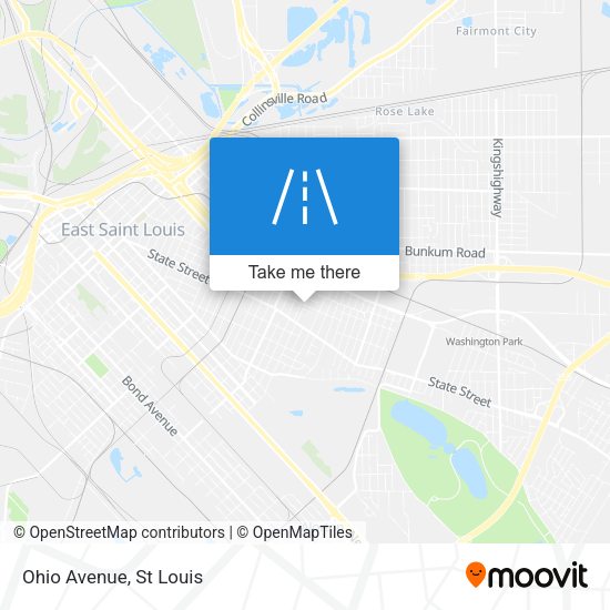 Mapa de Ohio Avenue