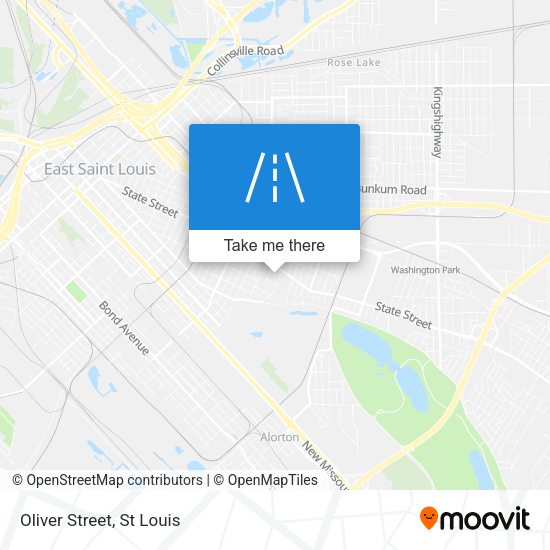 Mapa de Oliver Street