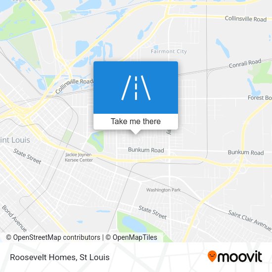 Mapa de Roosevelt Homes