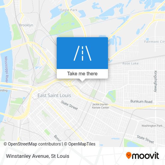Mapa de Winstanley Avenue