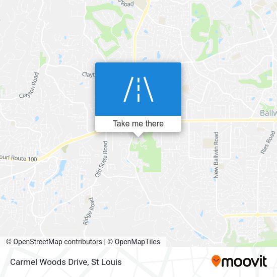 Carmel Woods Drive map
