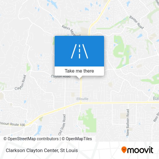 Mapa de Clarkson Clayton Center