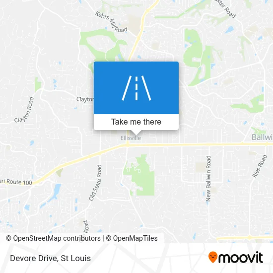 Devore Drive map