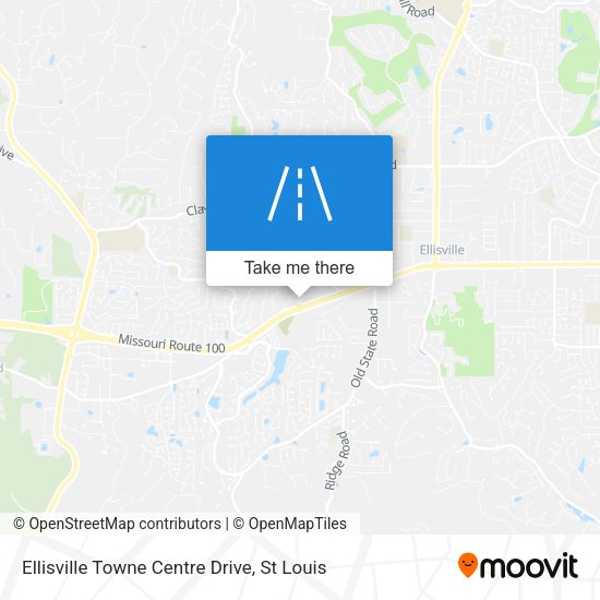 Ellisville Towne Centre Drive map