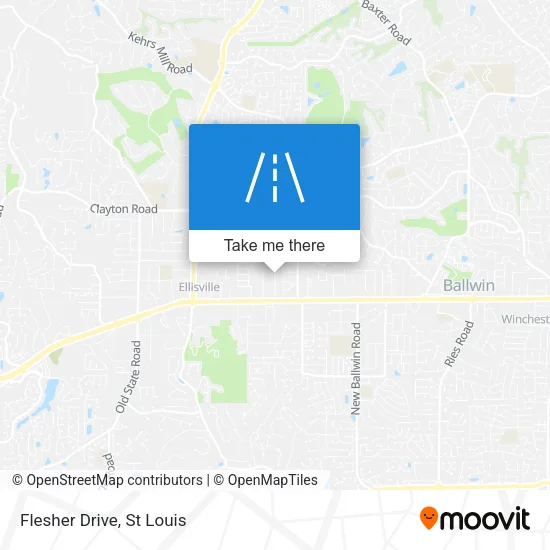 Flesher Drive map