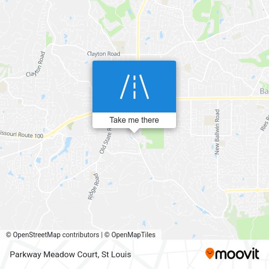 Mapa de Parkway Meadow Court