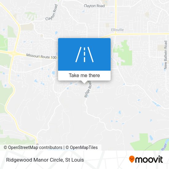 Mapa de Ridgewood Manor Circle