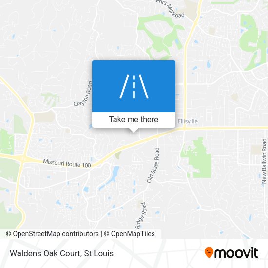 Mapa de Waldens Oak Court
