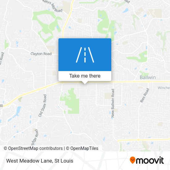 Mapa de West Meadow Lane