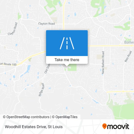 Woodhill Estates Drive map