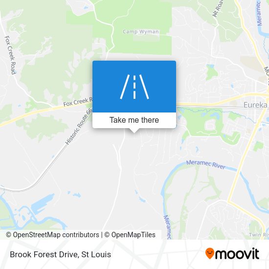 Mapa de Brook Forest Drive