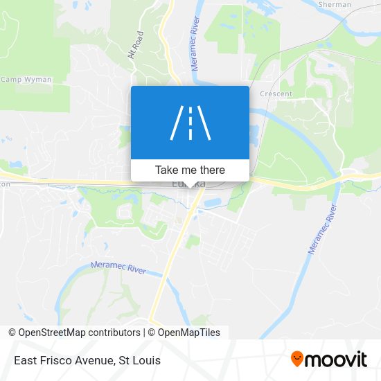 Mapa de East Frisco Avenue